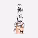 Charm Pendente Chiave, Lucchetto e Cuore 782506C01_RGB