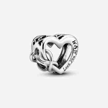 Charm Openwork Cuore "Ti Amo Mamma"