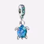 Charm Pendente Tartaruga Marina Vetro di Murano 798939C01_RGB