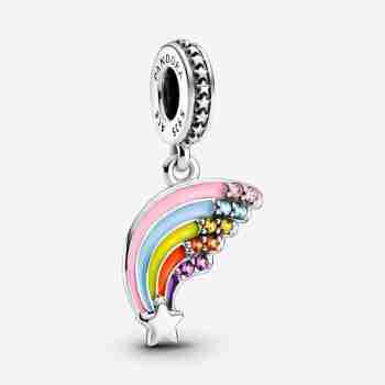 Charm Pendente Arcobaleno di Colori
