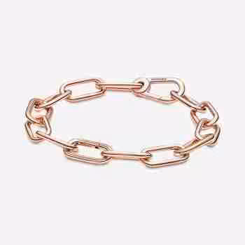 Bracciale Maglia Link Medium  -Placcato oro rosa