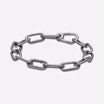 Bracciale Maglia Link Medium  -Placcato rutenio