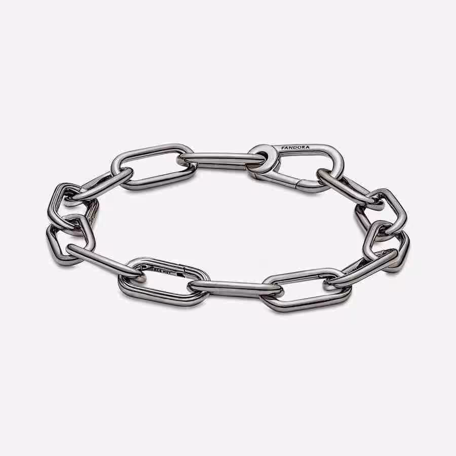 Bracciale Maglia Link Medium Pandora ME-Placcato rutenio Bracciale Maglia Link Medium Pandora ME Placcato rutenio