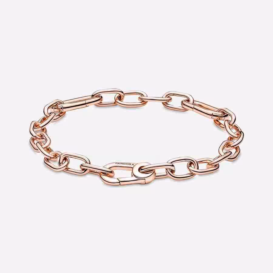 Bracciale Maglia Link Small Pandora ME-Placcato oro rosa_2