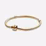 Bracciale Moments con maglia snake in oro 14k
