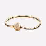 Bracciale O Coronata-Placcato oro Bracciale O Coronata-Placcato oro