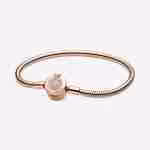 Bracciale O Coronata-Placcato oro rosa Bracciale O Coronata-Placcato oro rosa