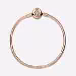 Bracciale O Coronata-Placcato oro rosa