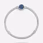 Bracciale con Chiusura Pietre Blu