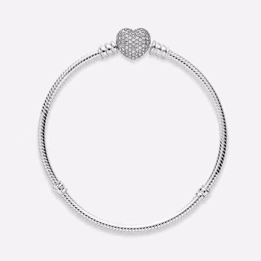 Bracciale con Chiusura a Cuore Pavè_3