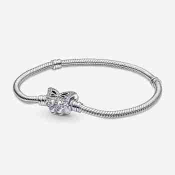 Bracciale con Chiusura a Farfalla