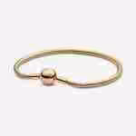 Bracciale con Chiusura a Sfera-Placcato oro Bracciale con Chiusura a Sfera-Placcato oro