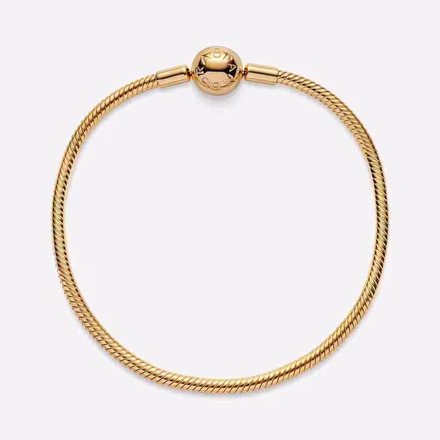 Bracciale con Chiusura a Sfera-Placcato oro_2
