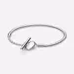 Bracciale con Chiusura a T e Cuore Bracciale con Chiusura a T e Cuore