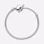 Bracciale con Chiusura a T e Cuore