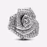 Charm Rosa Scintillante Grande