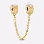 Catena di sicurezza con logo-Gold 768642C01_RGB