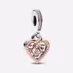 Charm Pendente Cuore Infinito Mamma Sei Perfetta 782641C01_RGB