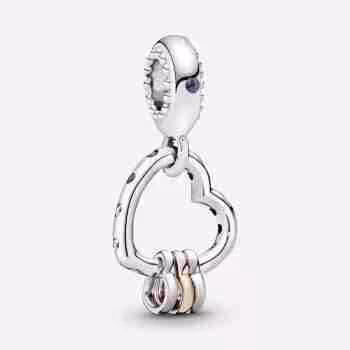 Charm Pendente Unione di Cuori