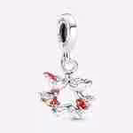 Disney, charm Pendente Mickey Mouse & Minnie, Il Bacio 790075C01_RGB