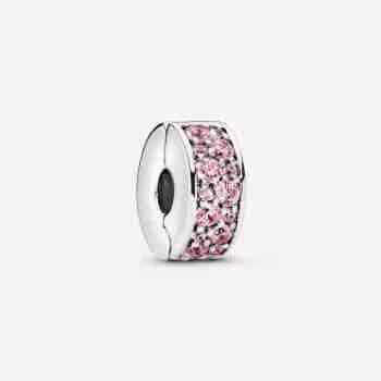 Clip con Pavè Rosa