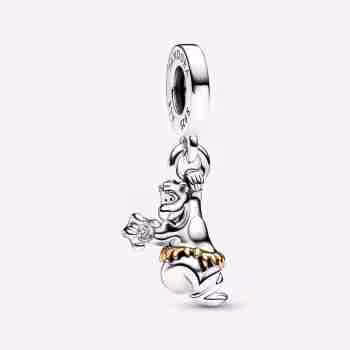 Disney, 100° Anniversario, Pendente Baloo con Diamante Coltivato in Laboratorio 0.009 ct tw