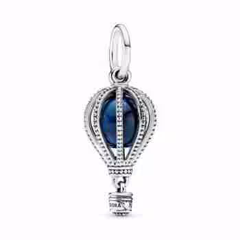 Charm Pendente Mongolfiera Blu