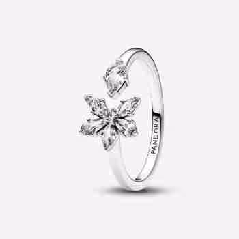Anello Aperto Herbarium Fiore Luminoso