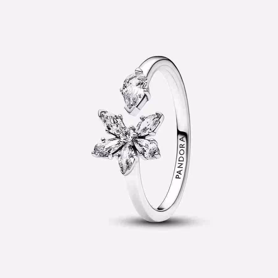 Anello Aperto Herbarium Fiore Luminoso Anello Aperto Herbarium Fiore Luminoso