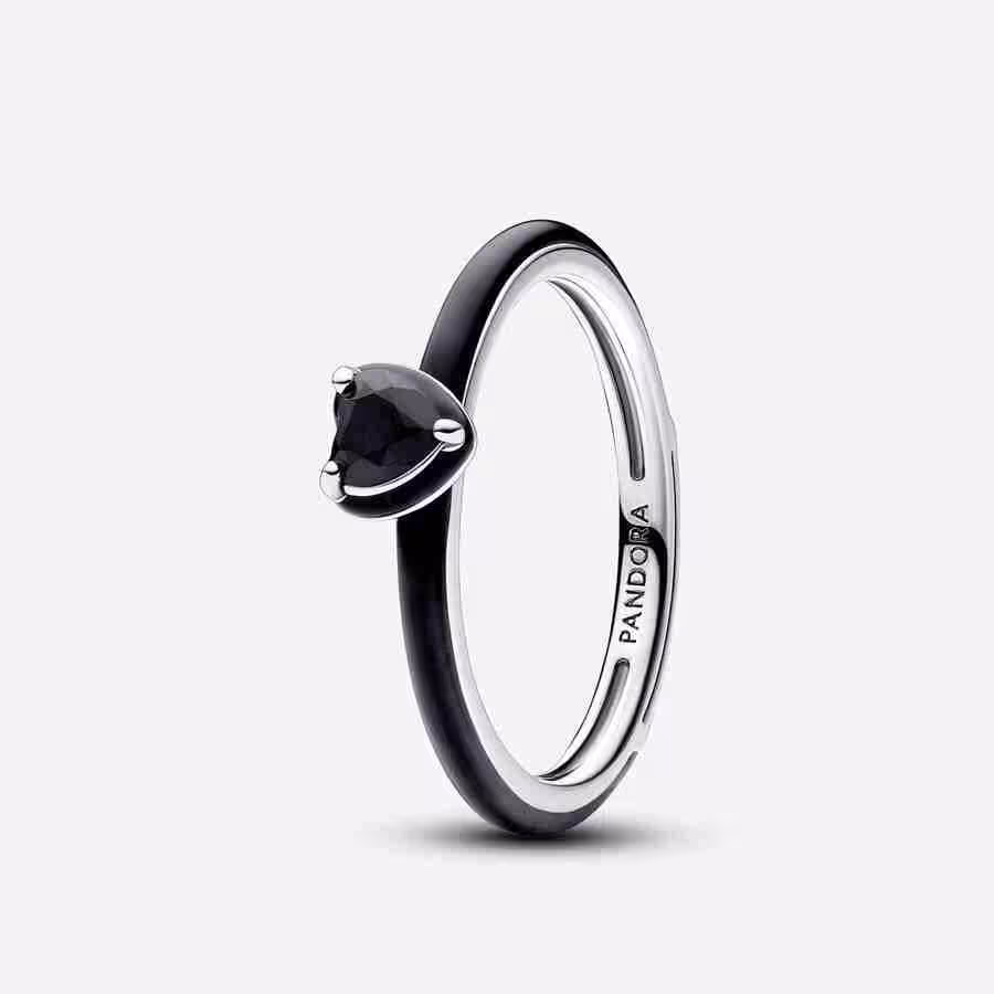 Anello Black Chakra Heart Pandora ME Anello Black Chakra Heart Pandora ME