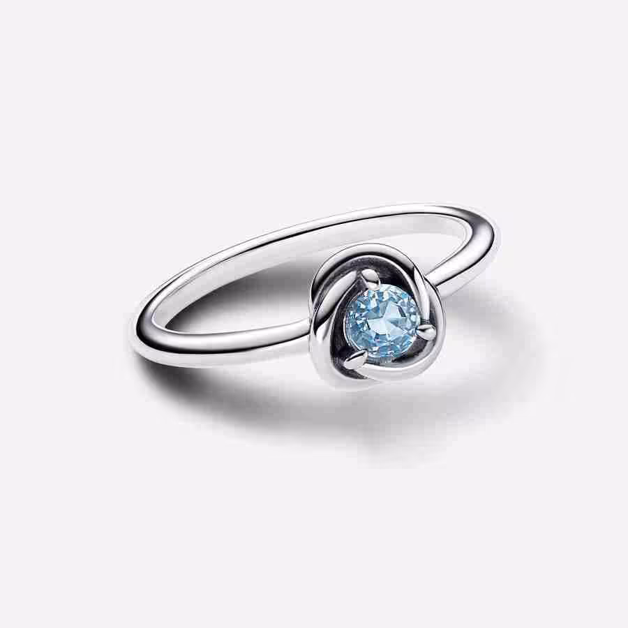Anello Cerchio Eterno Azzurro Marzo_2