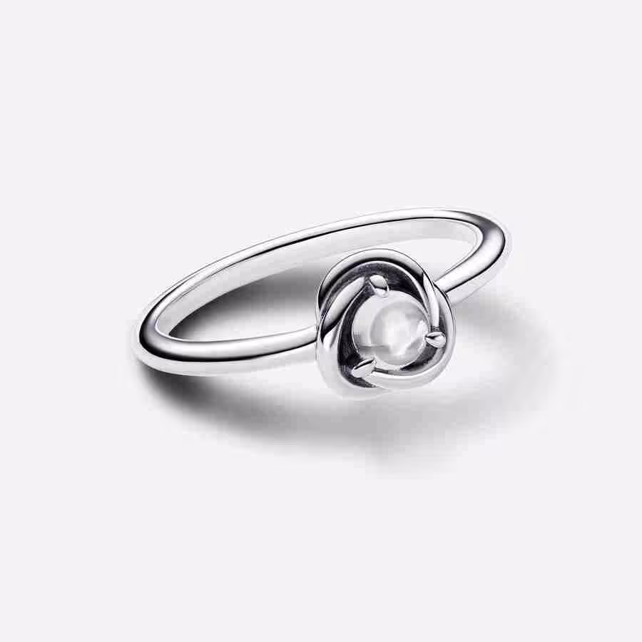 Anello Cerchio Eterno Bianco Aprile_4