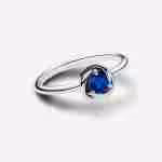 Anello Cerchio Eterno Blu Settembre