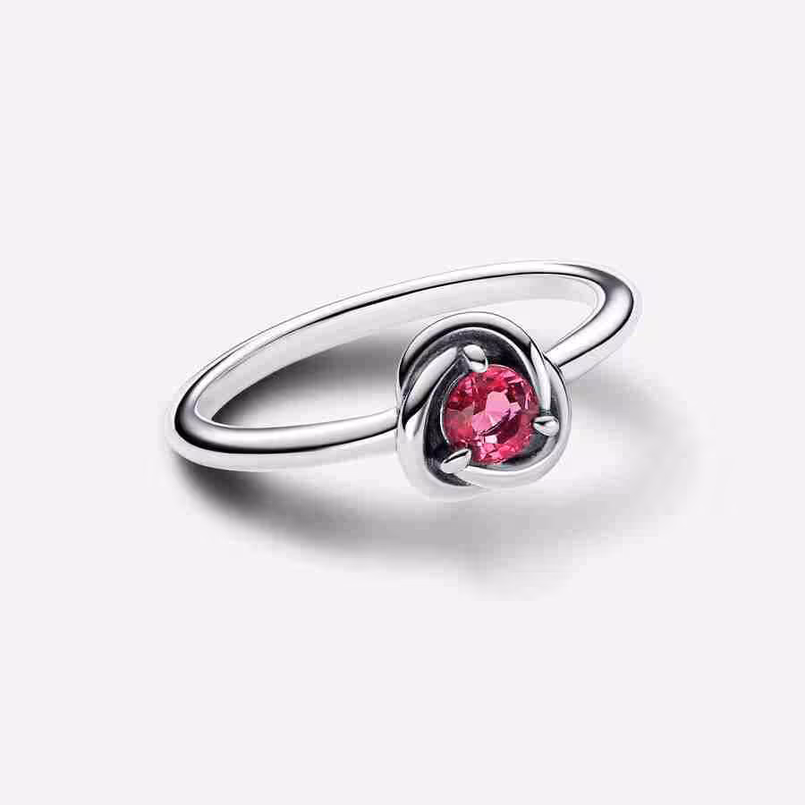 Anello Cerchio Eterno Rosa Ottobre_2