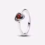 Anello Cerchio Eterno Rosso Luglio Anello Cerchio Eterno Rosso Luglio