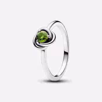 Anello Cerchio Eterno Verde Agosto