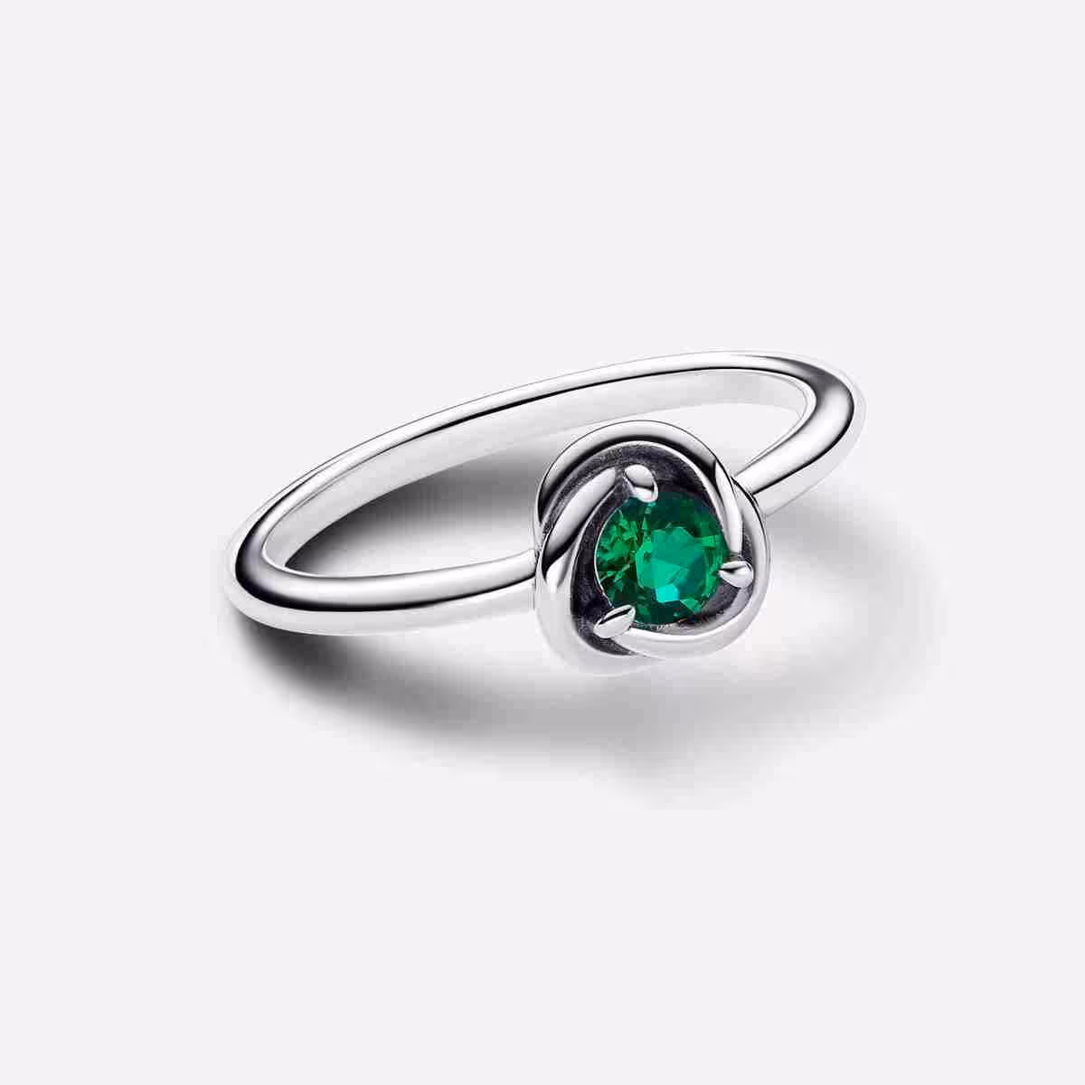 Anello Cerchio Eterno Verde Scuro Maggio_4