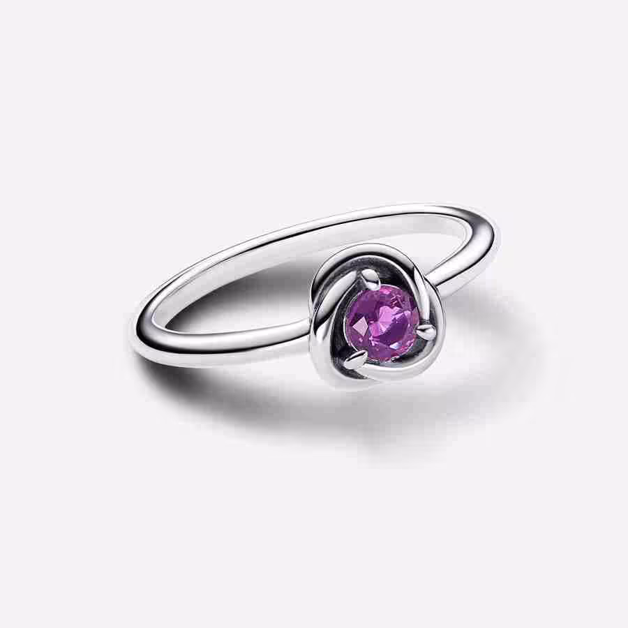 Anello Cerchio Eterno Viola Febbraio_2