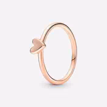 Anello Cuore Asimmetrico