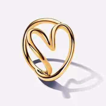 Anello Linea Sinuosa Divisibile