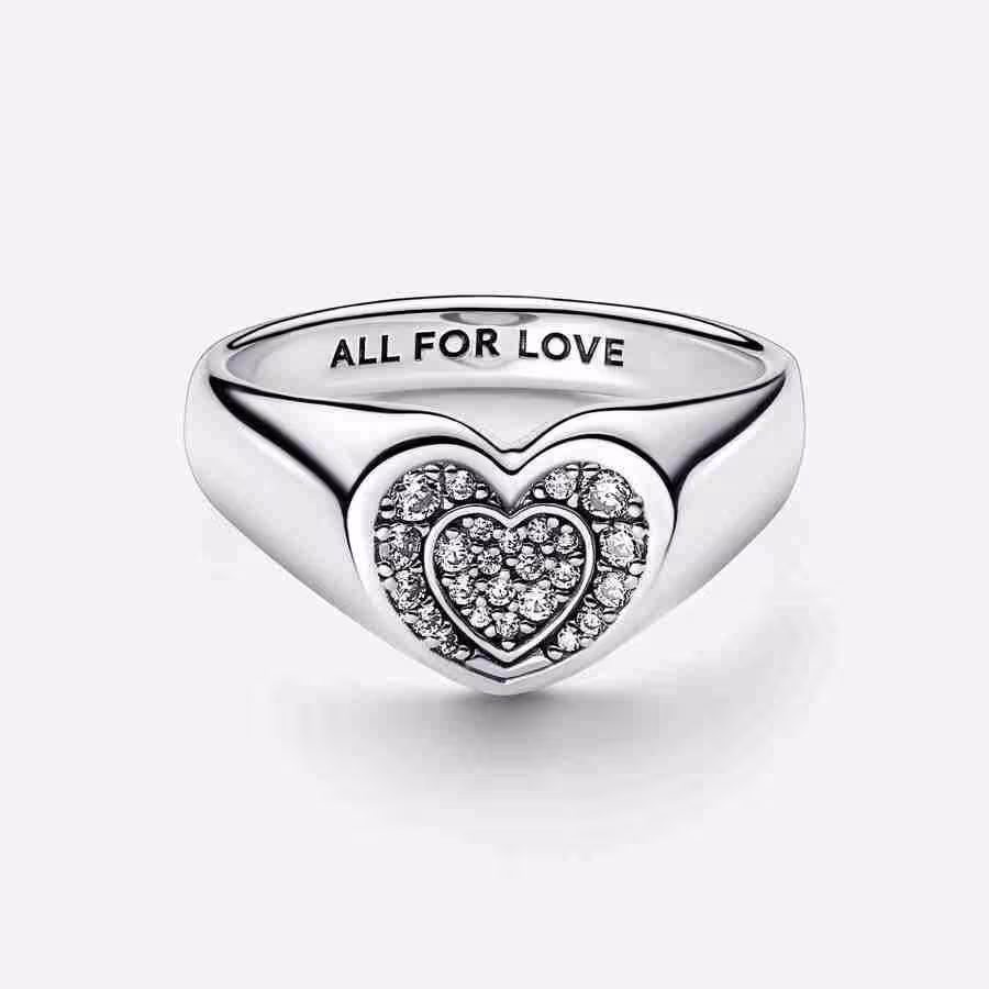 Anello Cuore Pavé Sigillo_2