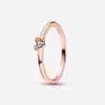 Anello Cuore Splendente Anello Cuore Splendente