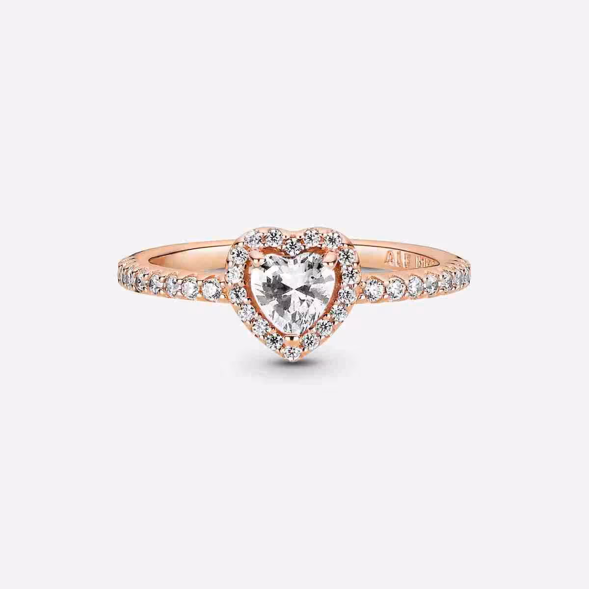 Anello Cuore in Rilievo-Placcato oro rosa_4