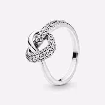 Anello Cuore intrecciato