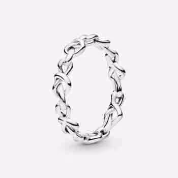 Anello Cuori intrecciati