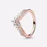 Anello Desiderio Principesco-Placcato oro rosa Anello Desiderio Principesco-Placcato oro rosa