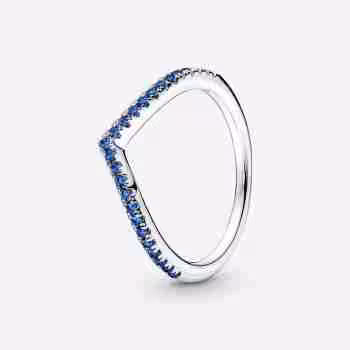Anello Desiderio Scintillante Blu