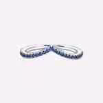 Anello Desiderio Scintillante Blu