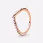 Anello Desiderio Scintillante-Placcato oro rosa Anello Desiderio Scintillante-Placcato oro rosa