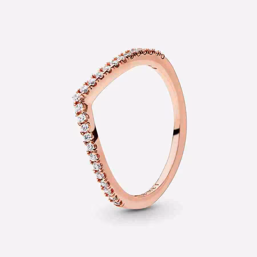 Anello Desiderio Scintillante-Placcato oro rosa Anello Desiderio Scintillante Placcato oro rosa 1